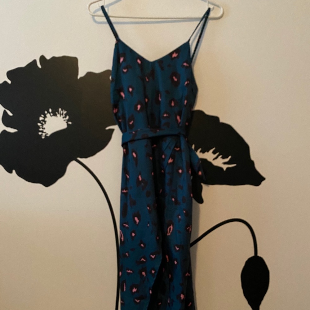 Bright leopard dress